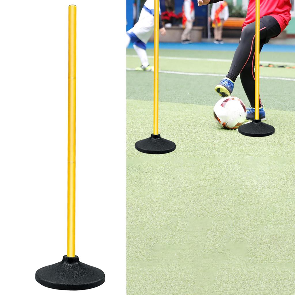 Soccer Agility Pole Adjustable Soccer Training Hurdles Speed Trainning Equipment Supplies for Playground Football Backyard
