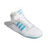 Диего Нахера x adidas Forum 84 Mid ADV City of Angels Мужские Кроссовки Белый Облачно-белый Сигнально-голубой H01019