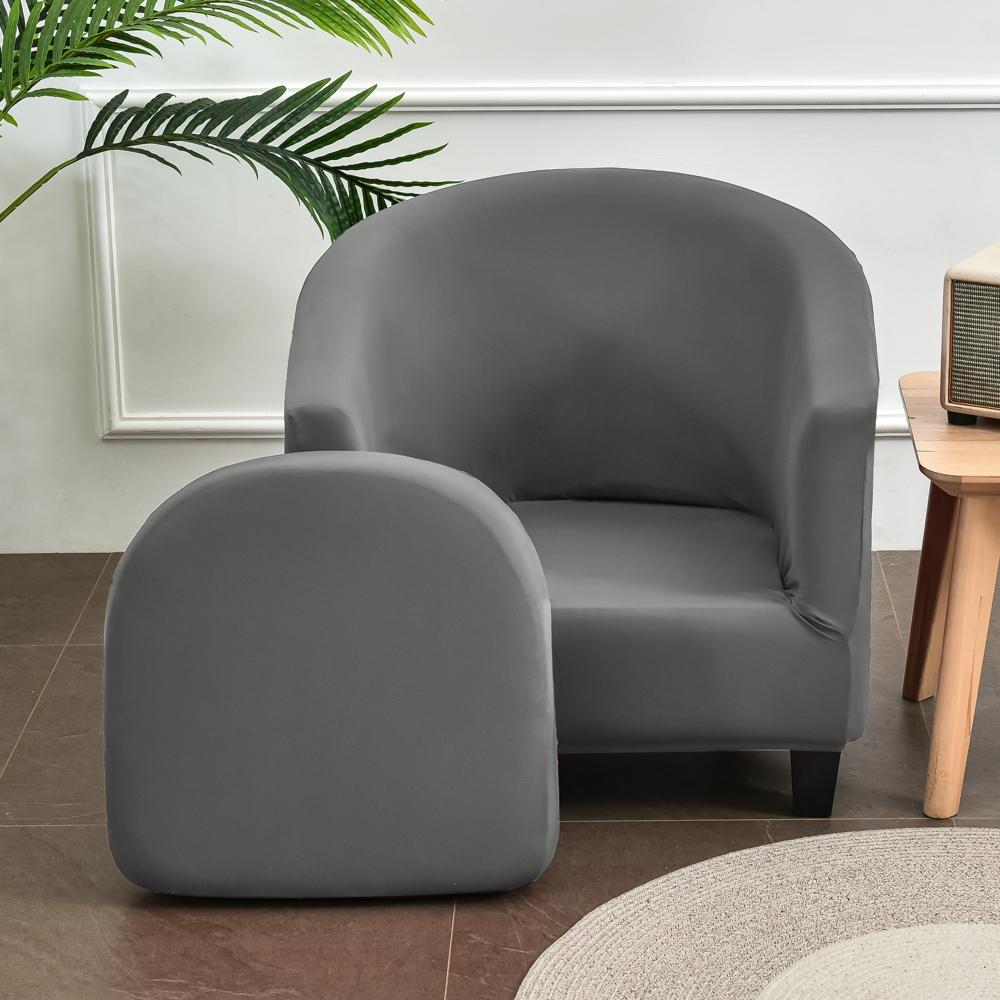 Чехлы для клубных стульев в сплит-стиле, эластичные чехлы для стульев, ванна, чехлы для диванов для гостиной, барная стойка, спандекс, чехлы для диванов