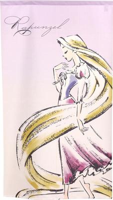 Noren Kobo Noren Disney Goods Интерьерный гобелен Плакат Disney Princess Rapunzel Ширина 85 x Длина 150 см 21599 [Возврат невозможен]