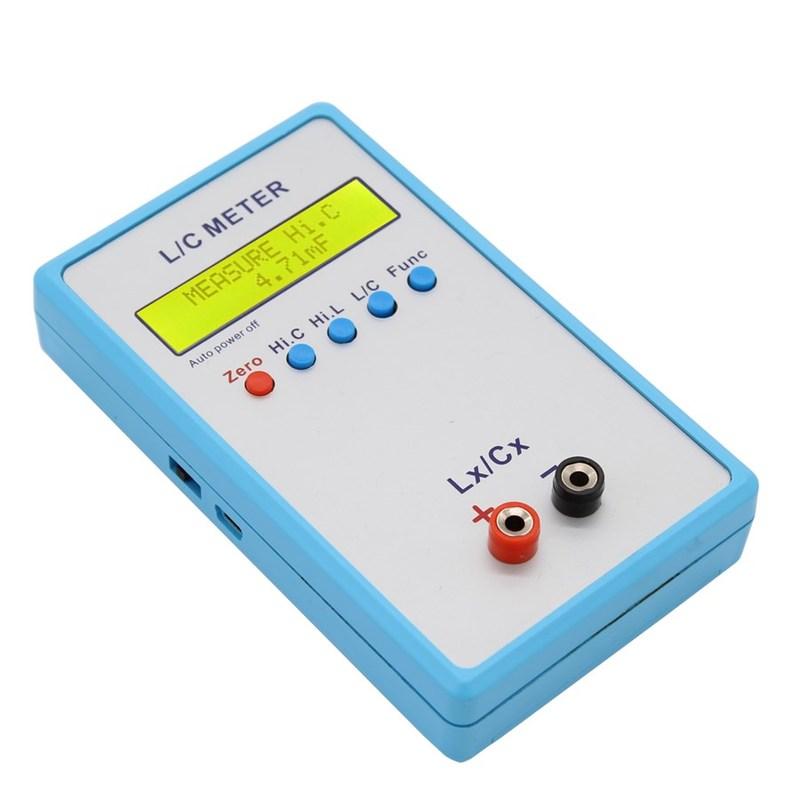 JUNTEK LC-200A LC200A Цифровой портативный ЖК-измеритель емкости и индуктивности Зажим для SMT 1 пФ-100 мФ 1 мкГн-100 Гн Онлайн-тестер LC-резонанса