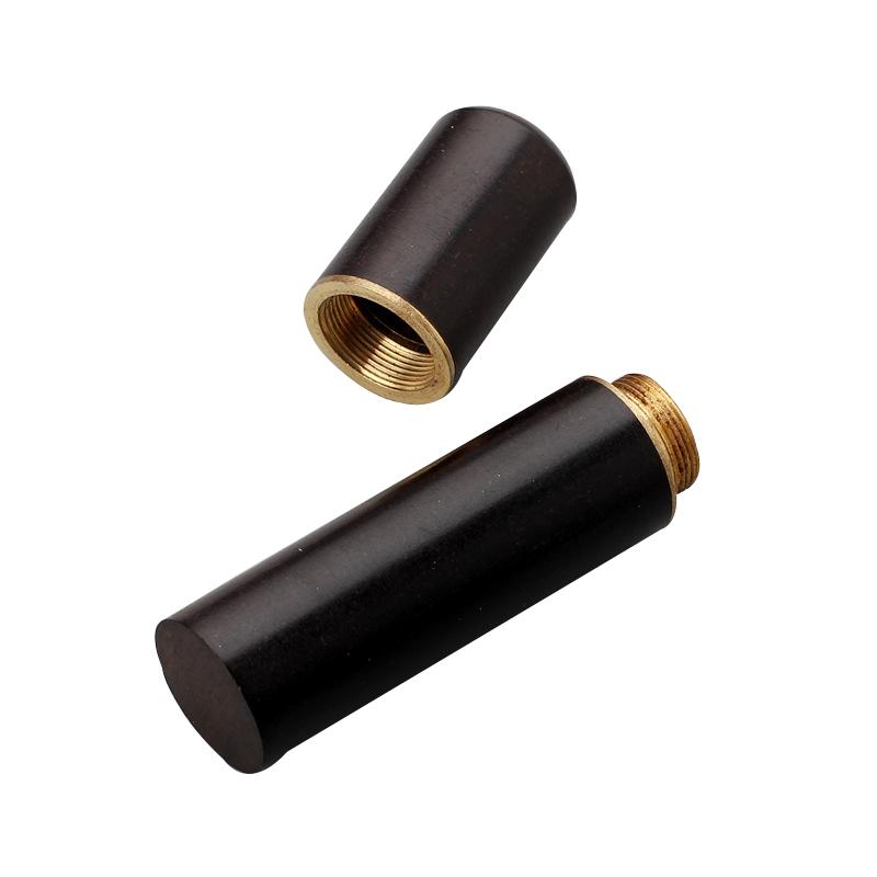 Деревянный ящик для иголок Игольница Ящик для хранения Ящик для хранения инструментов своими руками Контейнер для хранения иголок из черного дерева