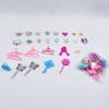 20Pcs Universal Earrings Bracelets Crown For 1/6 Doll Accessories  Set Girl'S Doll Jewelry Diy Decoration Toy