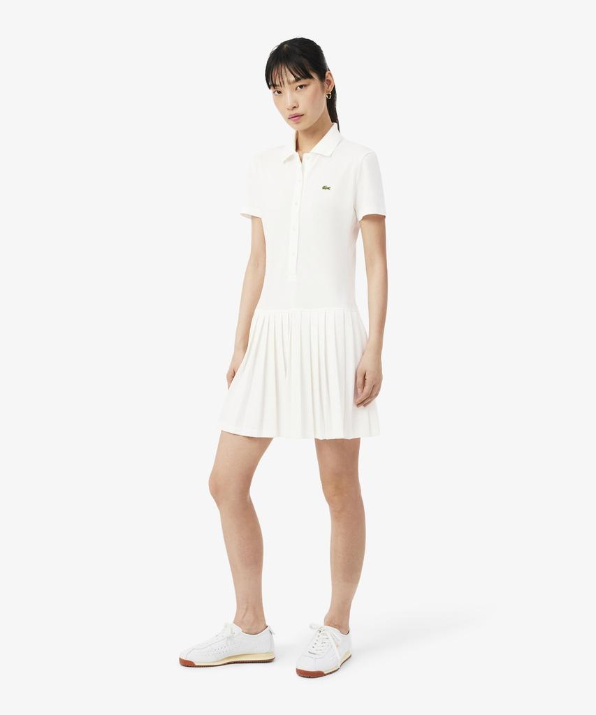 LACOSTE Женское мини-платье-поло с коротким рукавом из пике Ef8839-56G 70V