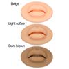 Румяна для губ Microblading 3D Практика губ с открытым ртом Мягкая силиконовая кожа для мастеров перманентного макияжа