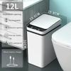 Intelligent Trash Can Smart Sensor Dustbin 12L Electric Automatic Rubbish Can USB Waterproof Induction Garbage Bin