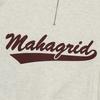 Свитшот на молнии с логотипом-надписью MAHAGRID, цвет овсяный(Mg2Dfmm461A)