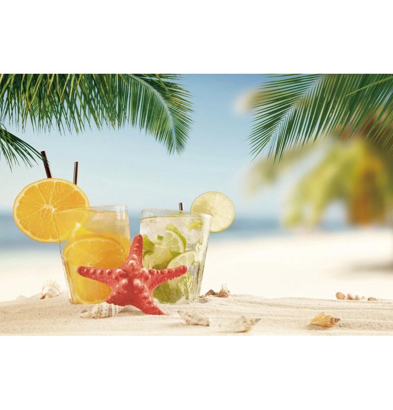 Tropical Beach Backdrop Decoration Seashell Starfish Summer Vacation For Pool Party Celebration Backgrounds For Photographs