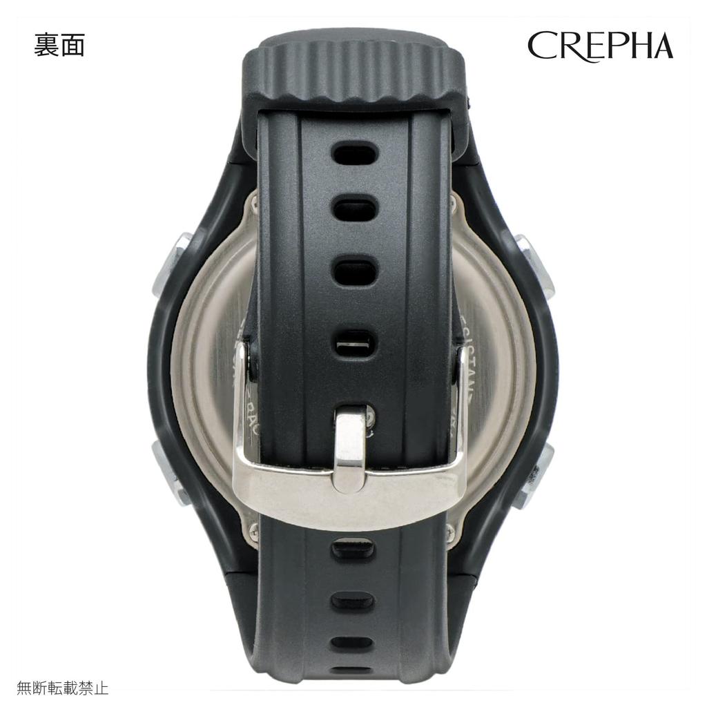 Цифровые часы Urethane Black [Clepha] для мужчин, с управлением, ремешок, TE-D254-BK
