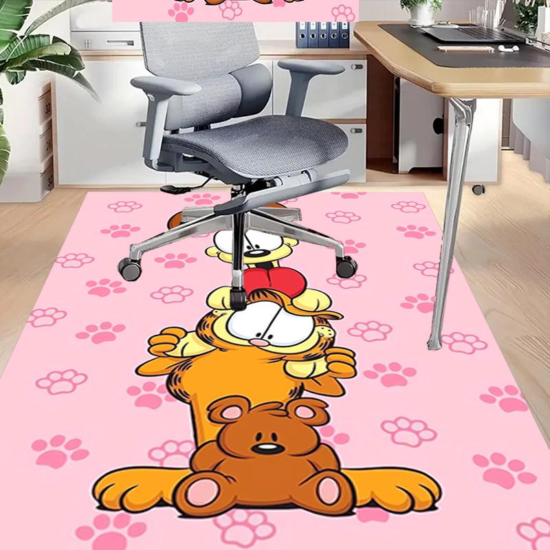 Garfield Friends Adventure Carpet For Playroom Bedroom Living Room Sofa Home Decorkids Game Area Rug Nonslip Floor Mat