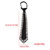 Meier Cross-border original niche pearl rhinestone women's tie black JK girl French retro decorative tie wholesale
