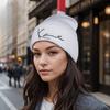 Вязаная шапка Karl Kani Retro с вышивкой букв для мужчин и женщин, зимняя теплая вязаная шапка с капюшоном