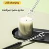 Rechargeable Igniter Windproof No Flame Long Handle BBQ Flameless Plasma Igniter Camping Equipment for Daily Life