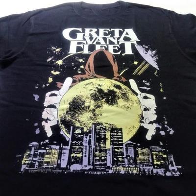 Редкая футболка с туровой символикой группы Greta Van Fleet, размеры от S до 5XL, NZL499, унисекс
