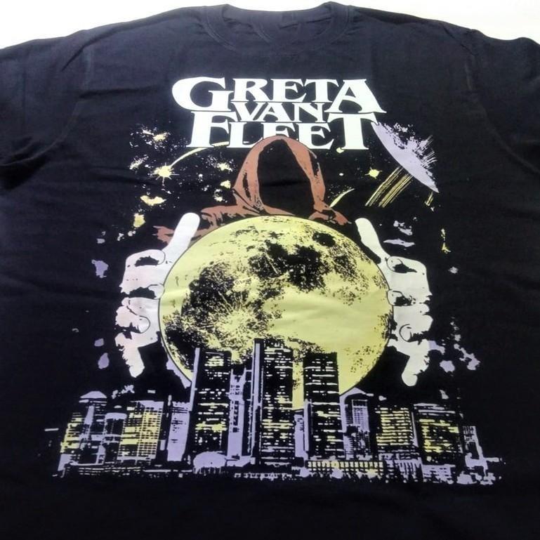 Редкая футболка с туровой символикой группы Greta Van Fleet, размеры от S до 5XL, NZL499, унисекс