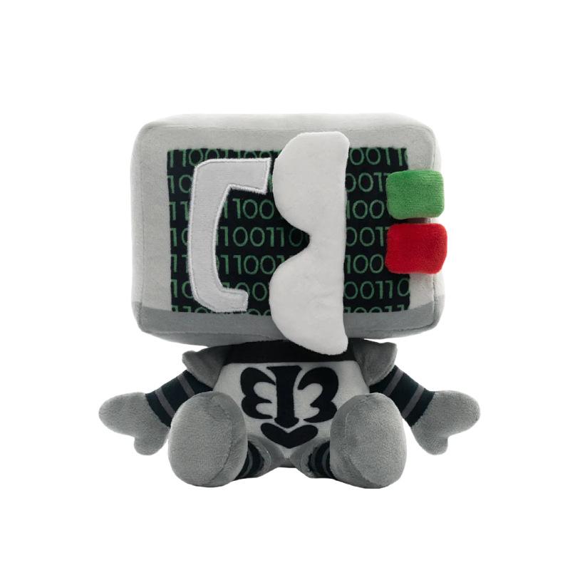 New Badware Plush Soft Stuffed Robot Game Peripheral Charm Plushie Gift for Gamers