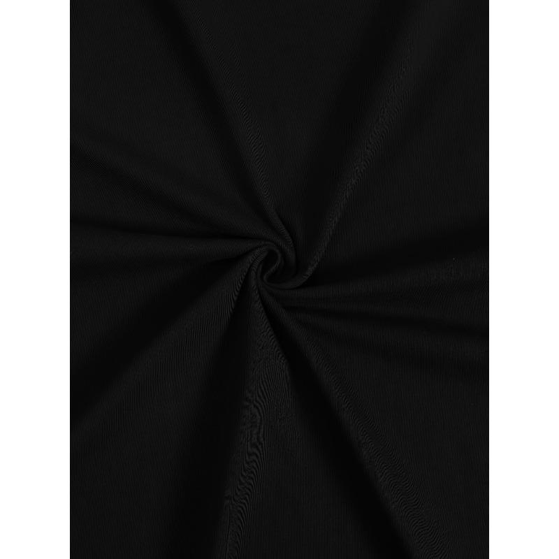 Европейские размеры Мужская Однотонная - Черная Футболка: Королевская атмосфера босса: Футболка с хрустальной короной