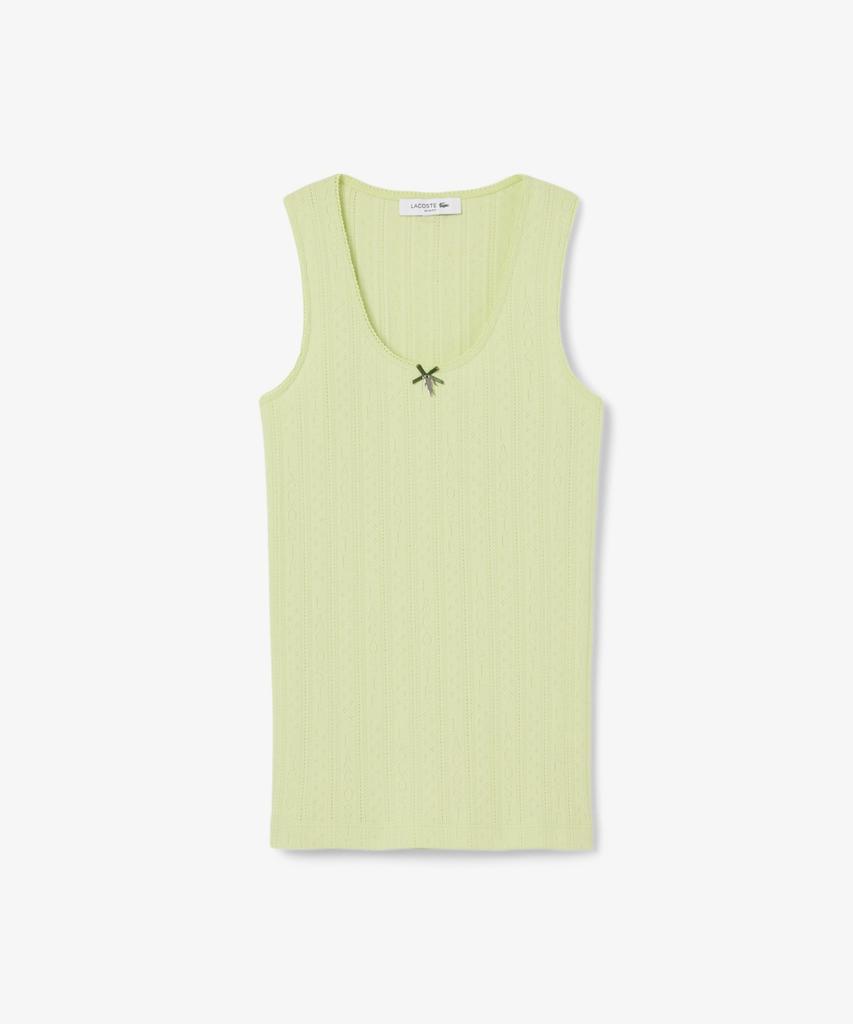 LACOSTE Женский топ без рукавов Pointel Tf5279-56G Bic