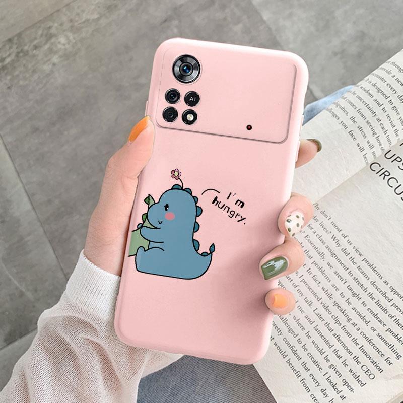 For POCO X4 Pro 5G NFC Case Watermelon Cute Fruit Love Heart Butterfly Women Dog Flower Silicone For Poco X4pro 5 G Phone Cover