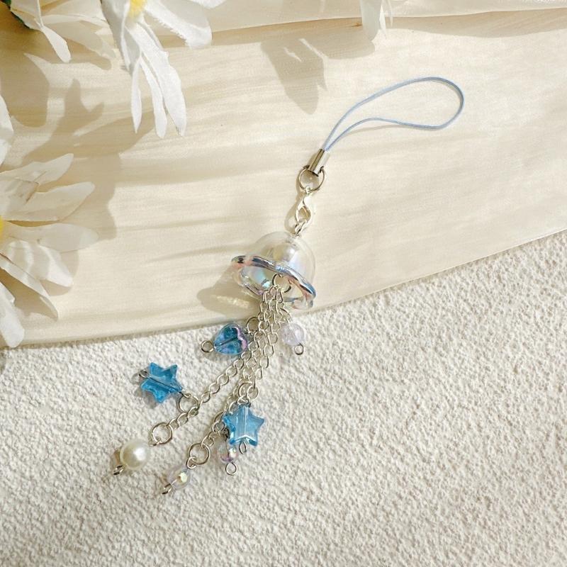 Handcrafted Star Night Pearls Hangings Stylish Star And Pearls Wind Chime Pendant Decoration Adds Romance To Any Room