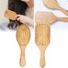 Natural Bamboo Wooden Hair Brush Comb Massage Scalp Health Airbag Hair Comb