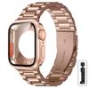Сменить на Ультра Кейс+Ремешок для Apple Watch 40 мм 44 мм 41 мм 45 мм Металлический Ремешок из Нержавеющей Стали для iWatch Серии Серии 98 7 6 SE 5 4
