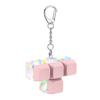 Брелок-клавиатура Fidget с 4 клавишами и светодиодной подсветкой(Розовый А-стиль)