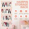 Hair Bows Holder Large Capacity Headband Organizer Wall Hanging Hair Clip Storage Jewelry Accessory Decor