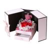 Romantic Rose and Cute Bear Decorative Gift Box Luxury Jewelry Box Valentine's Day Mother's Day Birthday Anniversary Gift Box