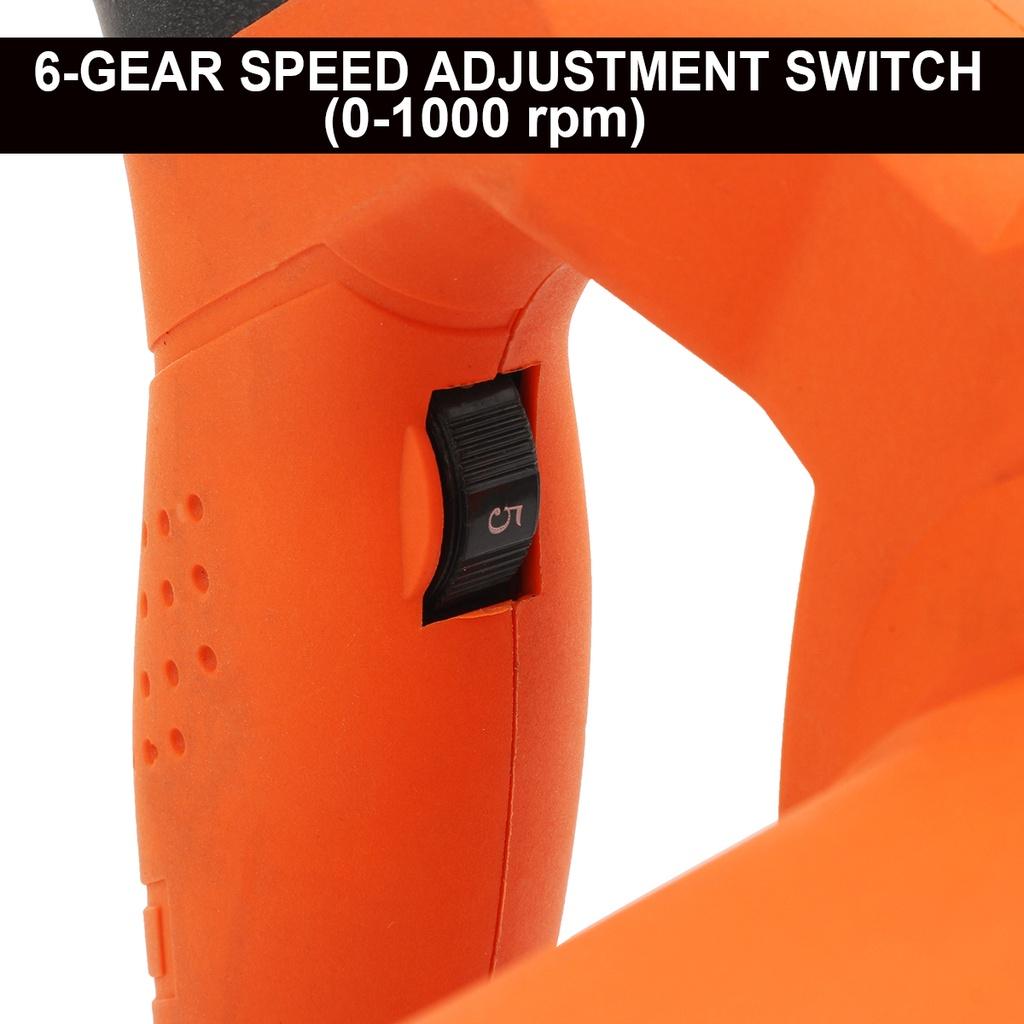 3000 Вт Регулируемая скорость 6 передач Промышленный миксер Ручной Краска Цемент Гипс Раствор Порошок для покрытия Смешивающая машина