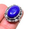 Lapis Lazuli Handmade 925 Sterling Silver Jewelry Ring Size 6 A5P62