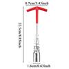 Свечной ключ Т-образная рукоятка Свечной ключ Замена Съемник Установщик Для Автомобиля Мотоцикла Двигателя Оборудования Для Улицы