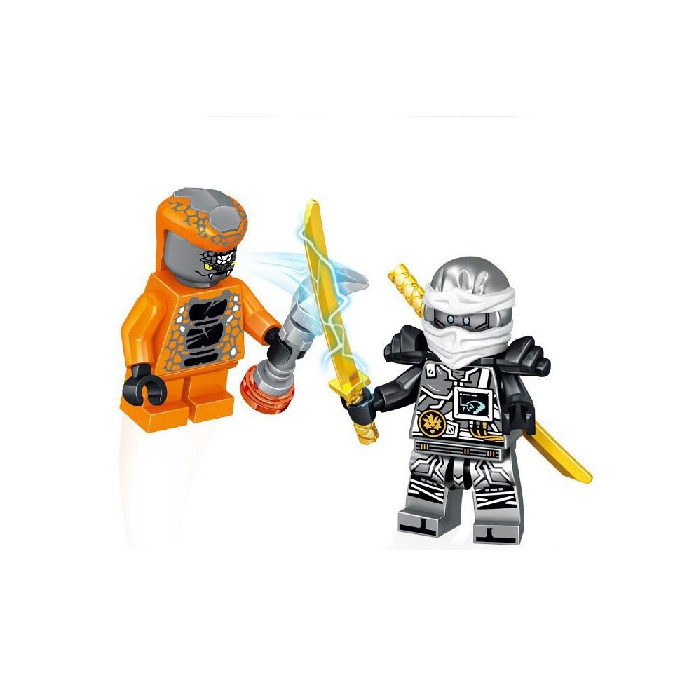 12 шт./набор Мини-фигурки Ninjago Кай Джей Строительные блоки Детские игрушки ПОДАРОК