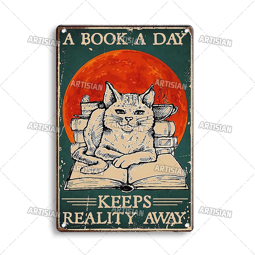 Артизан Кот Ретро Металлический Знак Забавный Питомец Винтажный Знак Декоративная Жестяная Табличка Гараж Бар Паб Клуб Кухня Дом Человек Пещера Настенный Декор