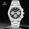 Мужские многофункциональные кварцевые часы ORSGA: Трехглазый, шестистрелочный хронограф с календарем