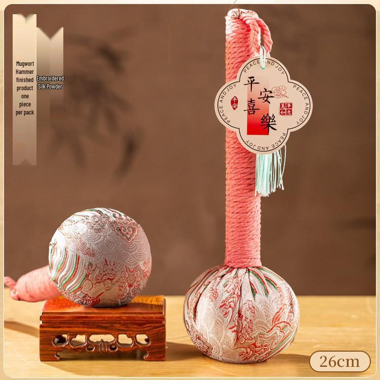 2026 Year of the Horse Mugwort Hammer Health Gift Box: New Year Spring Festival Souvenir for Elders & Clients