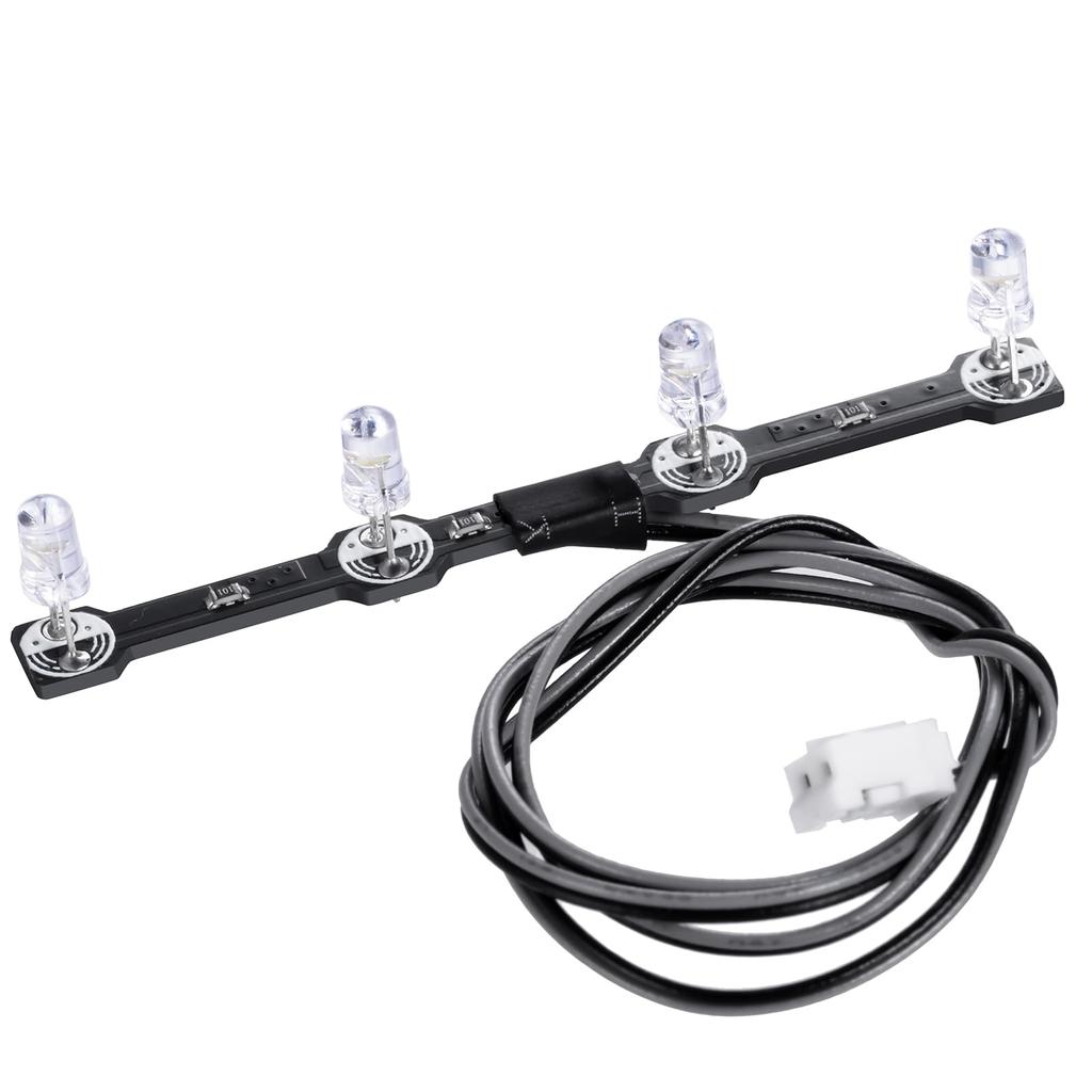 TRZX 4-светодиодный крышевой прожектор для радиоуправляемого тягача Tamiya масштаба 1/14 56360 FH16 750 6x4 и 56362 FH16 750 8x4