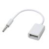 USB 2.0 Female 3.5MM to USB Female адаптер кабель USB Female to 3.5mm автомобильный аудиокабель автомобильный динамик