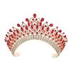 Baroque European and American Beauty Pageant Bridal Crown Tiara Alloy Crystal Wedding Headband Hair Accessories Crown