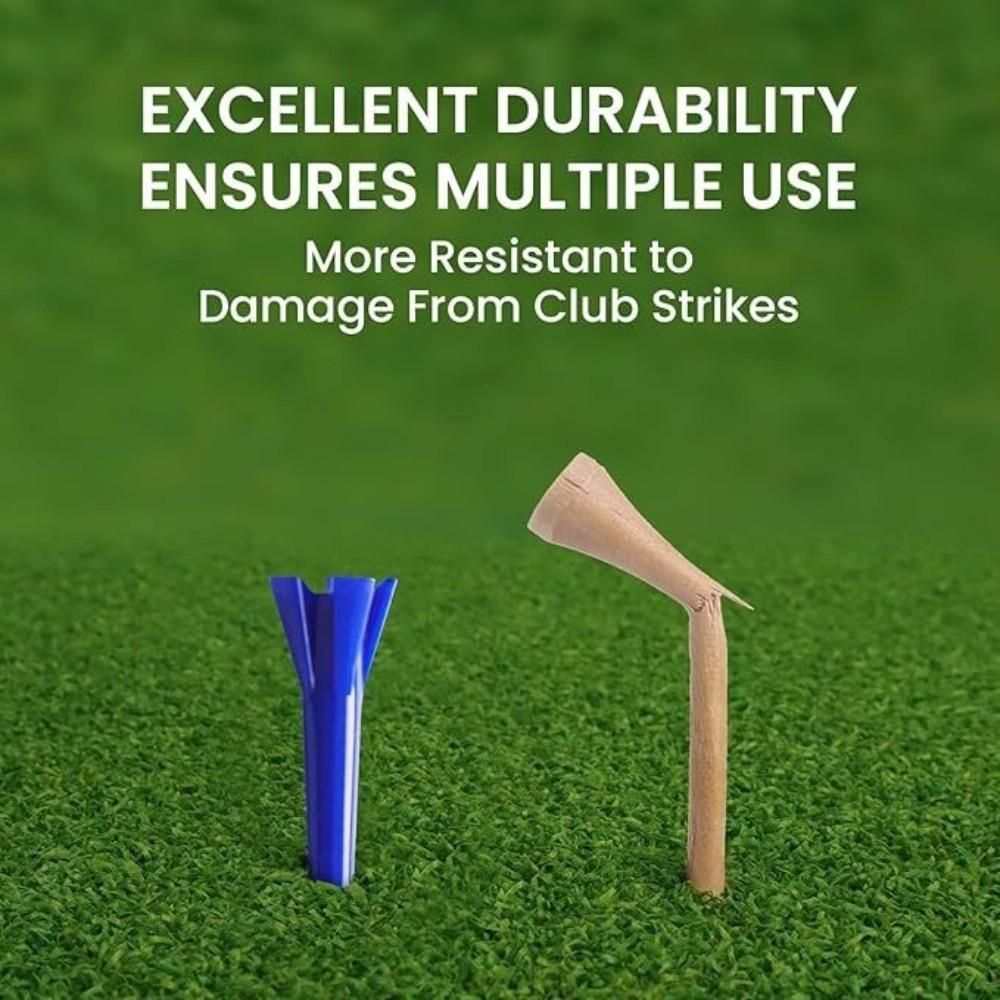 100Pcs Improved Durability Golf Ball Holder Plastic Golf Seats Golf Tee Set Golf Accessories