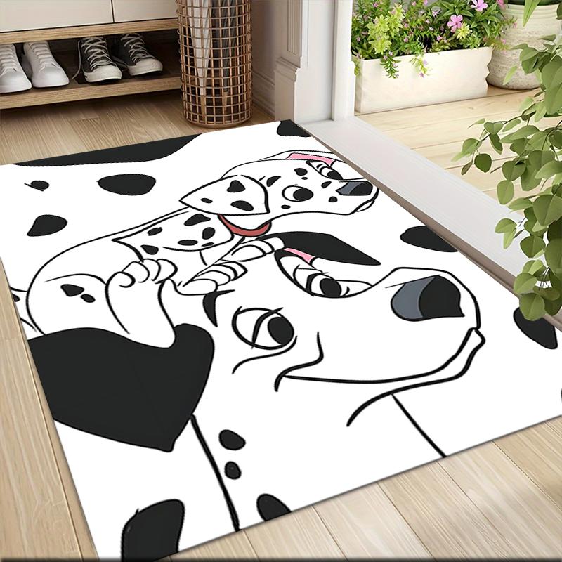 Dalmatian Dogs Art Carpet Rug Soft Washable Anti Slip Home Living Room Sofa Mats Personalized Christmas Rug