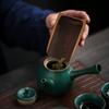 Японский чайник с боковой ручкой, керамический бытовой простой чайный сервиз, чайник, креативный чайный сервиз кунг-фу, чайник, керамический чайник
