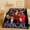 3D Pedro Pascal Handsome Actor Flannel Blanket,Ultra Soft Warm Plush Throw for Home Bedroom Bed Sofa Cover Kids Picnic Gift
