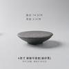 Creative Three-dimensional Trapezoidal Display Plate French Restaurant Western Food Plate Cooking Flat Plate Round Tray