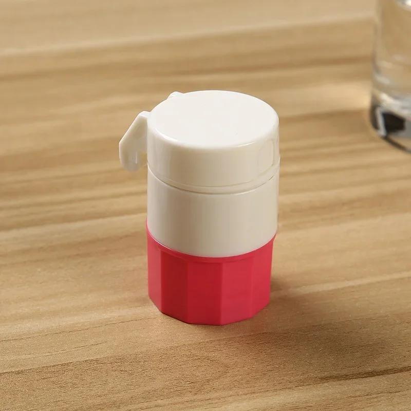 Портативный водонепроницаемый резак и измельчитель таблеток с отсеком для хранения