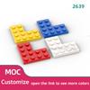 40 шт. Детали MOC Кирпичики ПЛАСТИНА 2X4X4 - Угловая Пластина 4x4 Совместимая с 2639 Детские Игрушки Конструкторы