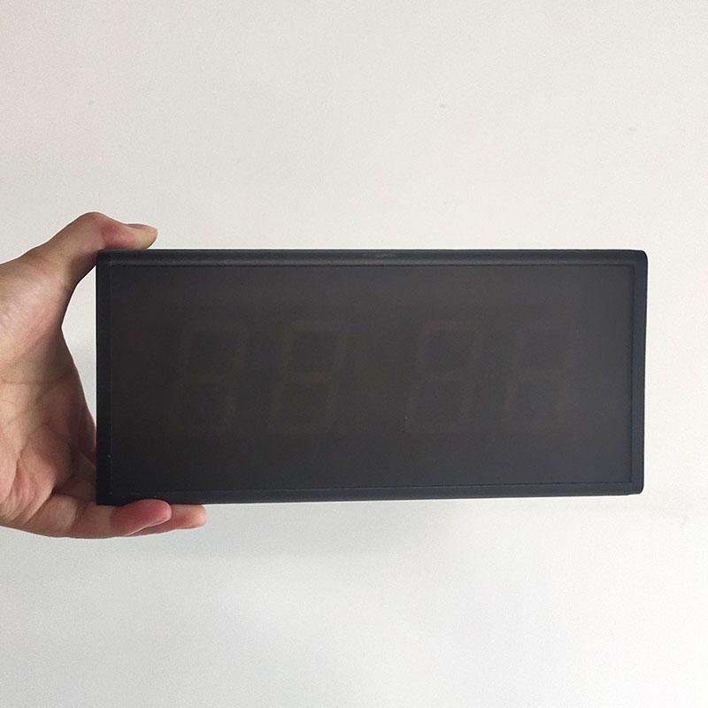 CHEETIE CP01B Electric Luminous LED Digital Wall Desk Clock Contemporary Design Plastic 4-Digit Hour Minute Display Elderly