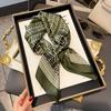 70cm Korean-Style Silk Square Scarf: Fashionable, Versatile Neck Protection and Decorative Accessory