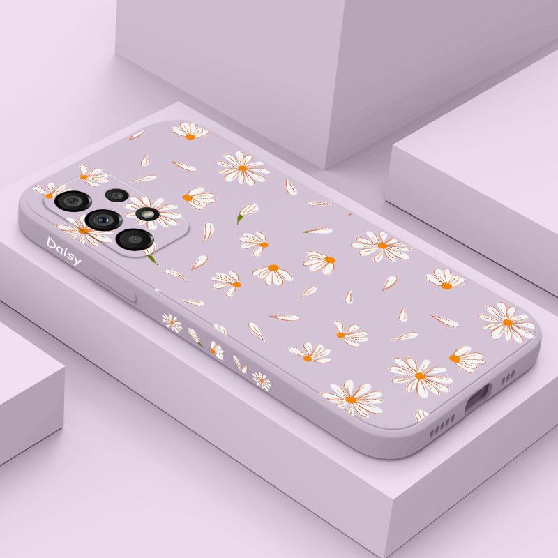 Кейс для телефона Daisy для Samsung A54 A34 A24 A73 A53 A33 A23 A56 A36 A26 A16 A14 A13 A06 A72 A52 A52S A32 A22 A15 A25 A35 A55 4G 5G