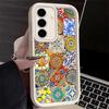 Чехол для телефона Samsung Galaxy S26 S25 Ultra S24 FE Итальянский Сицилийский Стиль Цветочный Узор Чехол S23 Plus S22 + S21 S20 5G Мягкий Si